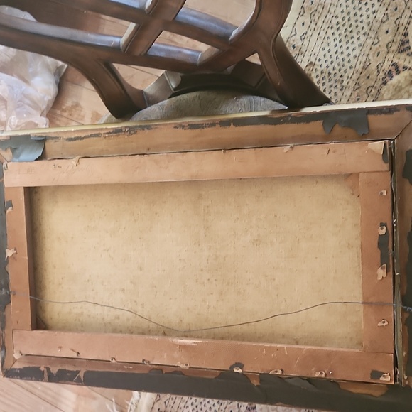 Mid-Century Joseph Buzzelli Framed Oil Painting "Ponds" - Picture 2 of 4